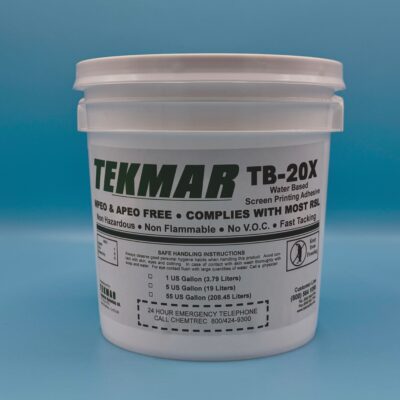 TEKMAR TB-20X RSL Approved Adhesive for Tee's and Fleece